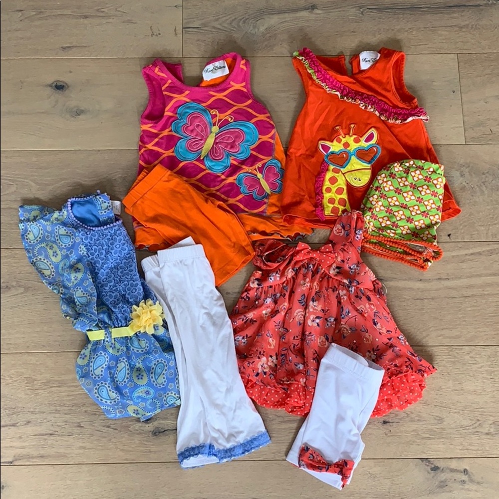 Little girl bundle outfits for summer